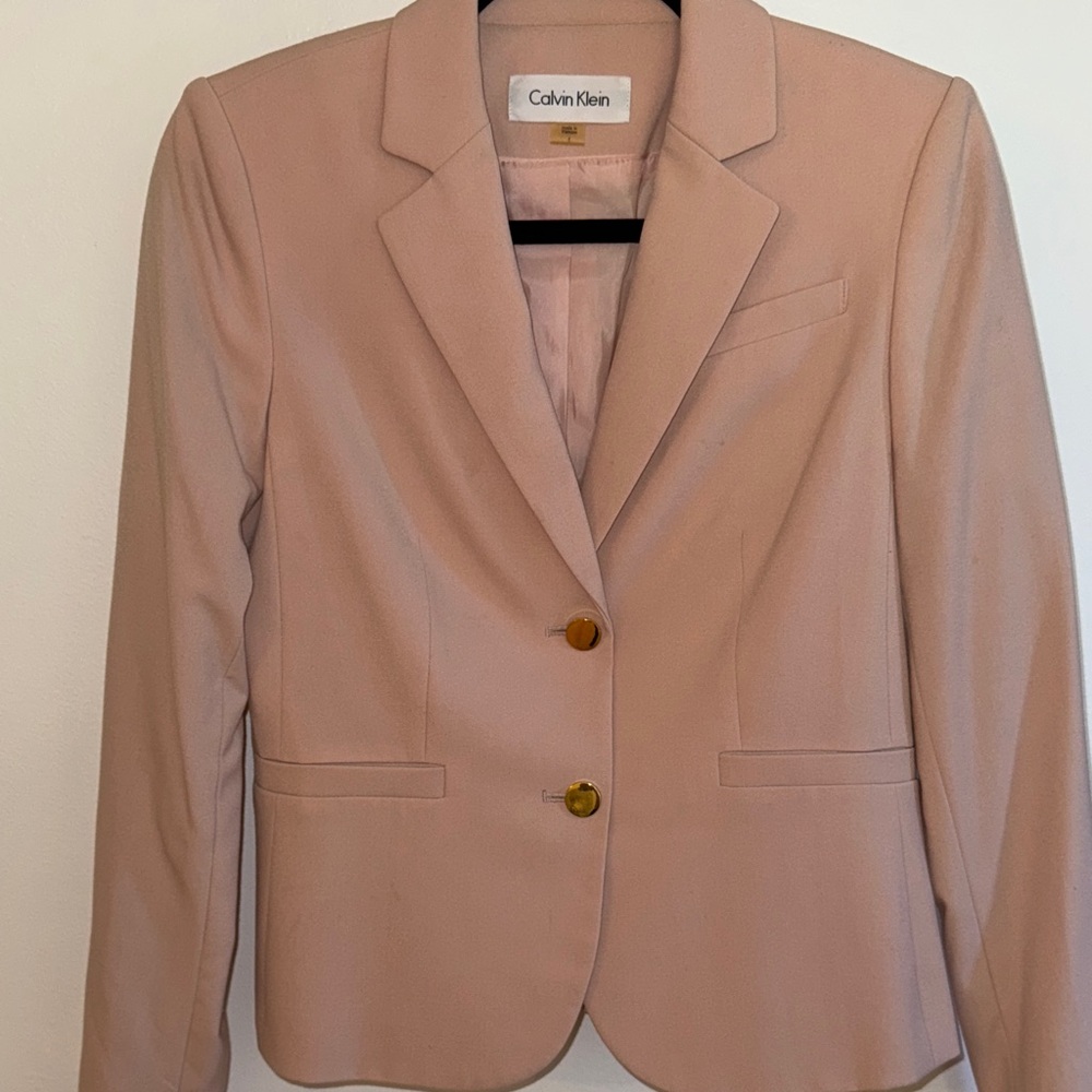 Calvin Klein Women's Blush Blazer